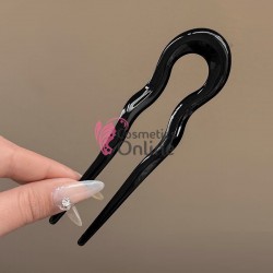 Accesoriu de par modern Japonez pentru cocuri din plastic JPN20II Negru